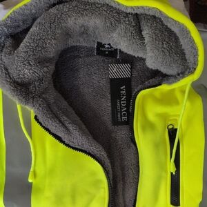 Men's Neon Yellow Raincoat